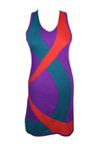 V-Neck Tight Fit Sleeveless Dress. - TATTOPANI