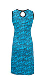 Ladies Sleeveless Dress With Embroidery work. - TATTOPANI