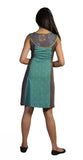 Neckline Embroidery & Circular Pattern Dress. - TATTOPANI