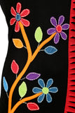 Colorful Flower Embroidery Dress