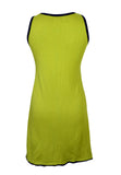 Ladies Green Front Embroidery Dress. - TATTOPANI