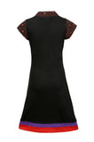 Short Sleeved Dress with Embroidery & Patch design. - craze-trade-limited