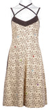 Ladies Summer Slip Dress With Flower Pattern Print. - TATTOPANI