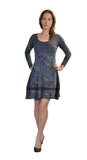 Women's Leaf pattern dress