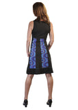 Summer V-Neck Dress With Bubble Print and Embroidery. - craze-trade-limited