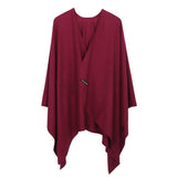 2020 New Fashion Cashmere Winter Women Poncho Scarves Women Solid Shawl Cape Foulard Femme Pashmina Female Bufanda Mujer Sjaal