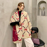 2020 Luxury Brand Scarf Hijab Women Winter Cashmere Thick Shawl Warm Bandana Scarves Female Pashmina Blanket